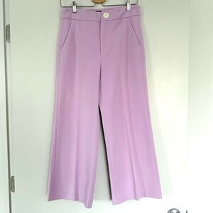ZARA Lavender Wide-Leg Women's Pants